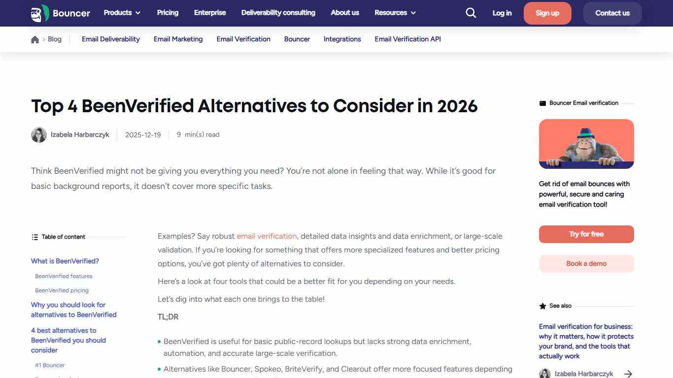 Top 4 BeenVerified Alternatives to Consider in 2026